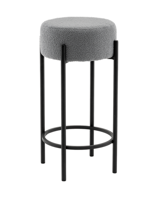 Стул барный Stool Group Стул барный Беккет букле светло-серый арт. УТ000041573