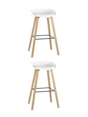 Стул барный Stool Group Стул барный LIBRA SOFT БЕЛЫЙ 2 шт арт. УТ000038347
