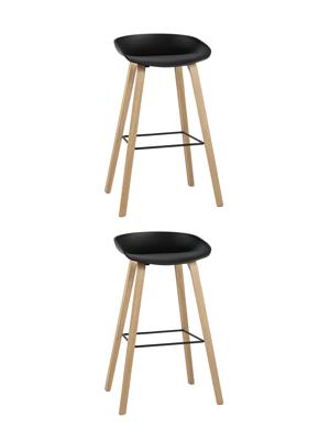 Стул барный Stool Group Стул барный LIBRA ЧЕРНЫЙ 2 шт арт. УТ000038343