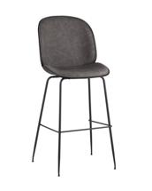 Стул барный Stool Group Стул барный Beetle PU со спинкой серый арт. УТ000001767