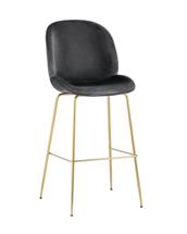 Стул барный Stool Group Стул барный Beetle со спинкой серый арт. УТ000006595