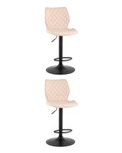 Стул барный Stool Group Стул барный Dome экокожа светло-серый 2 шт арт. УТ000039937