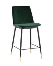 Стул барный Stool Group Стул полубарный Мелисса велюр зеленый арт. УТ000035753