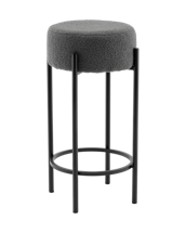 Стул барный Stool Group Стул барный Беккет букле темно-серый арт. УТ000041574