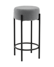 Стул барный Stool Group Стул барный Беккет букле светло-серый арт. УТ000041573