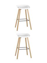 Стул барный Stool Group Стул барный LIBRA SOFT БЕЛЫЙ 2 шт арт. УТ000038347
