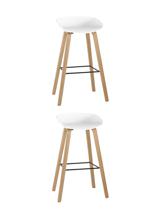 Стул барный Stool Group Стул барный LIBRA БЕЛЫЙ 2 шт арт. УТ000038341