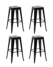 Стул барный Stool Group Стул барный TOLIX черный глянцевый KD 4 шт. арт. УТ000042398