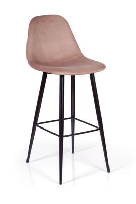 Стул барный Top concept Стул барный Тед, бархат бежевый 05 /опора конус арт. 0000004746300000036181000001208