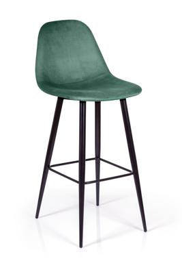 Стул барный Top concept Стул барный Тед, бархат зеленый 19 /опора конус арт. 21568