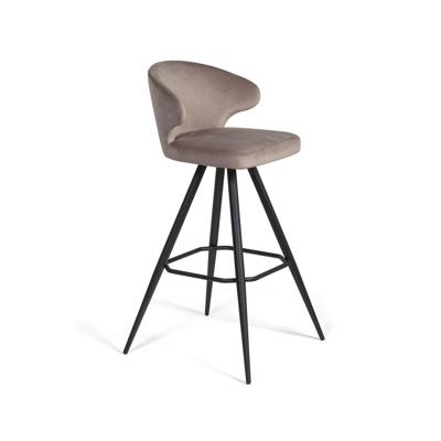 Стул барный Top concept Стул барный Ричард поворотный 360 градусов, бархат бежевый 5 арт. 21906