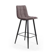 Стул барный Top concept Стул барный Уно, бархат антрацит 14/ чёрный конус арт. 0000005380400000036026000002116