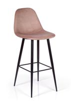 Стул барный Top concept Стул барный Тед, бархат бежевый 05 /опора конус арт. 0000004746300000036181000001208