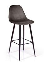 Стул барный Top concept Стул барный Тед, бархат антрацит 14 /опора конус арт. 21567