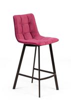 Стул барный Top concept Стул барный Уно, бархат красный 16 new / чёрный профиль арт. 21842