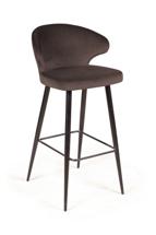 Стул барный Top concept Стул барный Ричард, бархат коричневый 12 арт. 13792