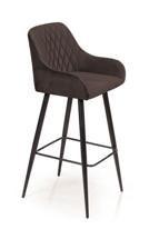 Стул барный Top concept Стул барный Роберт, бархат антрацит 14 арт. 17945