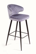Стул барный Top concept Стул барный Ричард ромб, бархат серый 27 арт. 21832