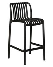 Стул полубарный DOBRIN Стул полубарный DOBRIN CHLOE, черный (B-03) арт. LMZL-PP777-1_P-B-03