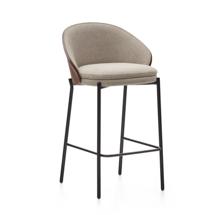 Стул полубарный La Forma (ех Julia Grup) Eamy Светло-коричневый полубарный стул с отделкой из шпона ясеня арт. 178072