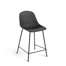 Стул полубарный La Forma (ех Julia Grup) Полубарный стул Quinby серый арт. 077967