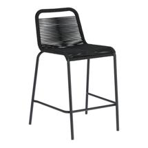 Стул полубарный La Forma (ех Julia Grup) Полубарный стул Glenville 62 см черный арт. 081778