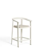 Стул полубарный La Forma (ех Julia Grup) Уличный полубарный стул Erice из алюминия и веревки цвета экрю, 75 см арт. 482229