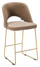 Стул полубарный R-Home Стул полубар Lars Diag beige/Линк золото арт. 410120136h_Diag beige_золото_ПБ