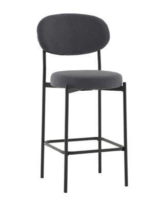 Стул полубарный Stool Group Стул Полубарный Бриф DD велюр тёмно-серый арт. УТ000041517