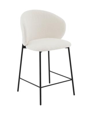 Стул полубарный Stool Group Стул полубарный Блейз букле белый арт. УТ000041389