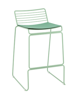 Стул полубарный Stool Group Стул полубарный Danny зеленый с подушкой арт. УТ000038989