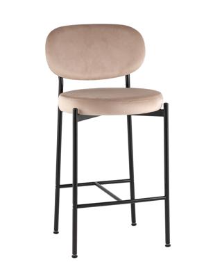 Стул полубарный Stool Group Стул полубарный Бриф VD велюр бежевый арт. УТ000042501