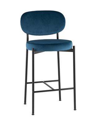 Стул полубарный Stool Group Стул полубарный Бриф VD велюр синий арт. УТ000042506