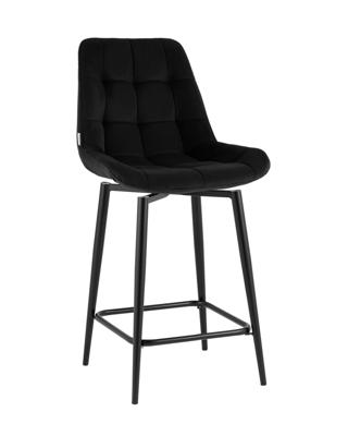 Стул полубарный Stool Group Стул полубарный Флекс с поворотным механизмом  велюр черный арт. УТ000040030