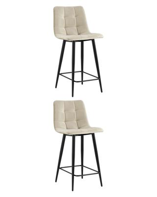 Стул полубарный Stool Group Стул полубарный Джанго велюр бежевый 2 шт. арт. УТ000038491