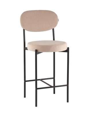 Стул полубарный Stool Group Стул Бриф Original N полубарный велюр бежевый арт. УТ000042858