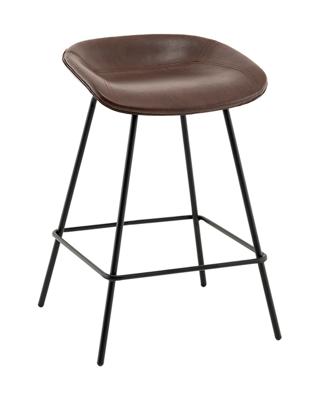 Стул полубарный Stool Group Стул полубарный Фуриоса экокожа коричневый арт. УТ000042642