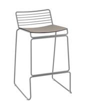 Стул полубарный Stool Group Стул полубарный Danny серый с подушкой арт. УТ000038988