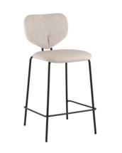 Стул полубарный Stool Group Стул полубарный Masey бежевый с бежевой экокожей арт. УТ000039582