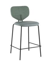 Стул полубарный Stool Group Стул полубарный Masey зеленый со светло-зеленой экокожей арт. УТ000039584