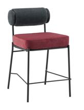 Стул полубарный Stool Group Стул полубарный Ponpoun тёмно-серый бордо арт. УТ000040470