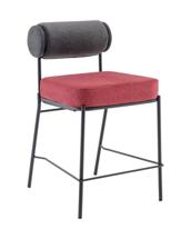 Стул полубарный Stool Group Стул полубарный Ponpoun тёмно-серый бордо арт. УТ000040470