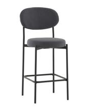 Стул полубарный Stool Group Стул Полубарный Бриф DD велюр тёмно-серый арт. УТ000041517