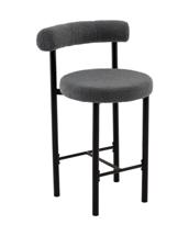 Стул полубарный Stool Group Стул полубарный Флорео букле темно-серый арт. УТ000041331