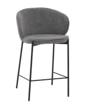 Стул полубарный Stool Group Стул полубарный Тисдейл букле темно-серый арт. УТ000041696