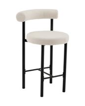 Стул полубарный Stool Group Стул полубарный Флорео букле молочный арт. УТ000041334