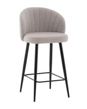 Стул полубарный Stool Group Стул полубарный Ханнингем букле светло-серый арт. УТ000041700