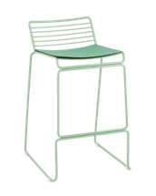 Стул полубарный Stool Group Стул полубарный Danny зеленый с подушкой арт. УТ000038989