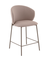 Стул полубарный Stool Group Стул полубарный Блейз велюр бежевый, каркас бежево-серый арт. УТ000041394