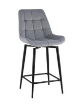 Стул полубарный Stool Group Стул полубарный Флекс с поворотным механизмом велюр велютто серый арт. УТ000040029